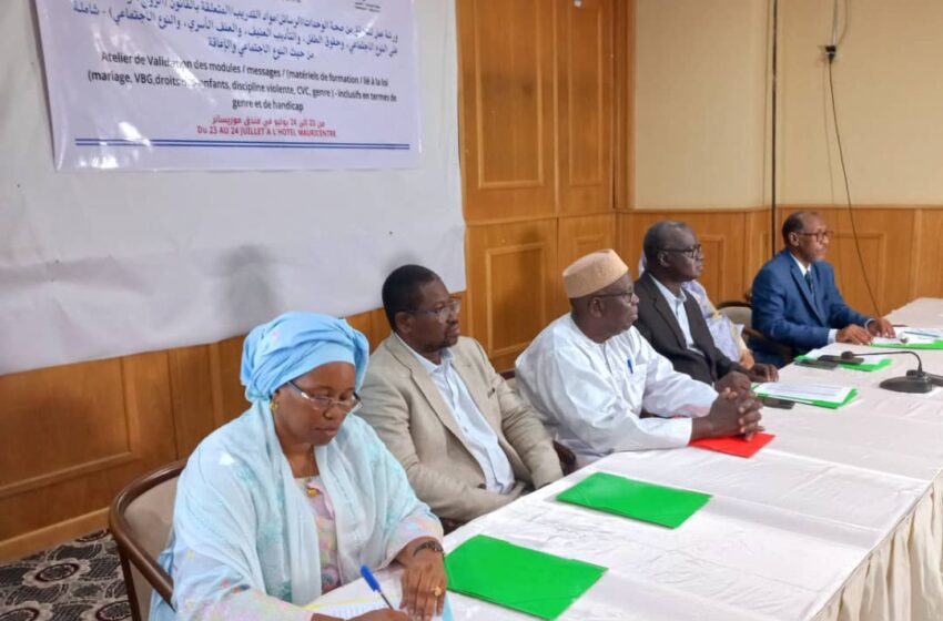  PHOTOS-Atelier de validation des modules, messages et matériel de formation liés aux droits des enfants et les formes de violences