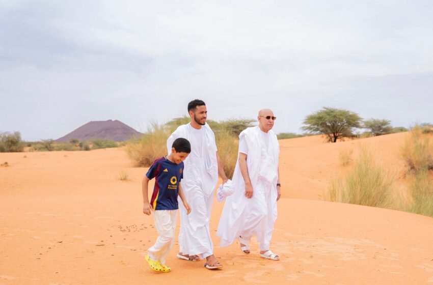  Le président Ghazouani en vacances après son retour du Japon