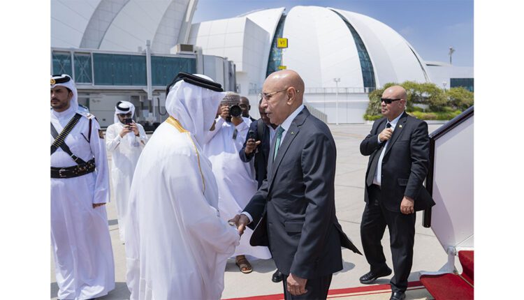  Ghazouani arrive à Doha pour participer au sommet arabo-islamique d’urgence