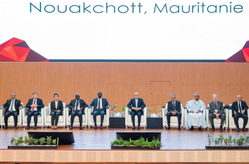  PHOTOS-Le Président de la République supervise le lancement de « Mauritanides 2025 » sur l’Énergie et les Mines