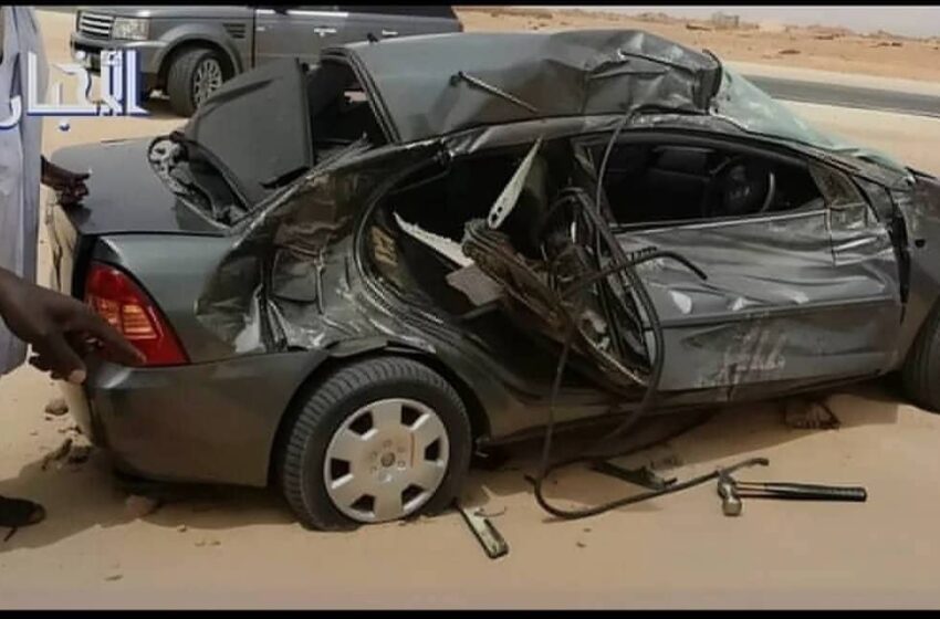  Un accident fait 4 morts et 1 blessé grave à 20 km de Nouadhibou