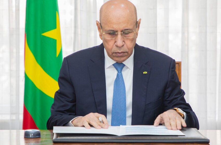  Le Président EL Ghazouani se rend à Bruxelles