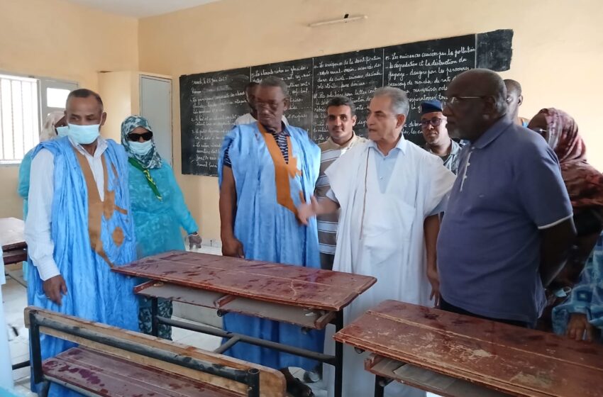  Préparatifs de la rentrée scolaire : Ould Bellali visite les écoles de Nouadhibou