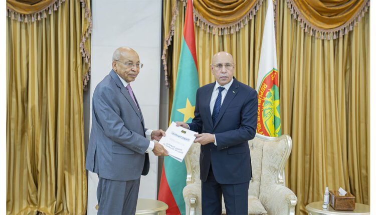Ghazouani reçoit le rapport sur les préparatifs du dialogue national
