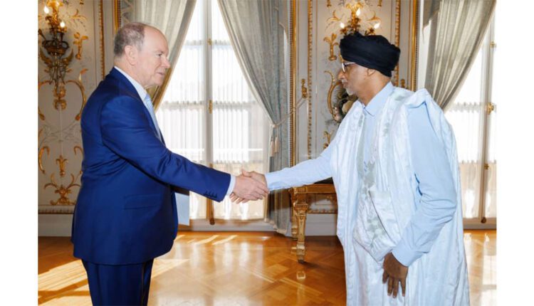 Diplomatie: L’ambassadeur de Mauritanie auprès de la Principauté de Monaco présente ses lettres de créance