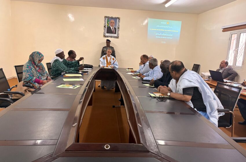Nouadhibou-Réunion du bureau municipal : stratégie de concentration et renforcement de l’action commune (PHOTOS)