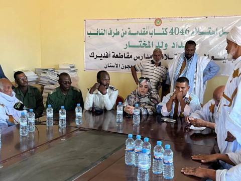PHOTOS-L’Education, au cœur d’un engagement audacieux : le député Khadad Ould Mokhtar montre la voie