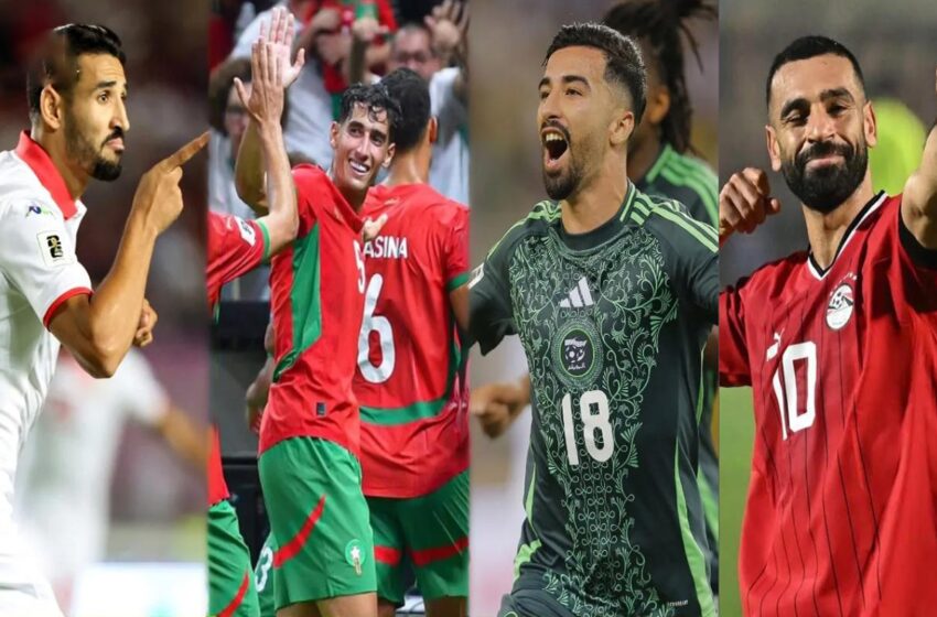  Coupe du monde 2026 : Maroc, Tunisie, Algérie et Égypte qualifiés, le football maghrébin impose sa suprématie