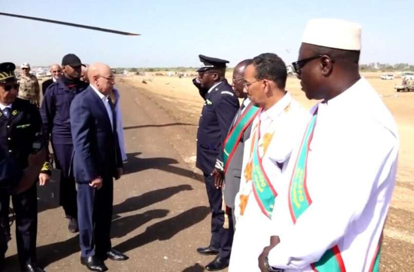 Ghazouani supervise le lancement de la campagne nationale maraîchère et pose la première pierre du projet du canal de Socam