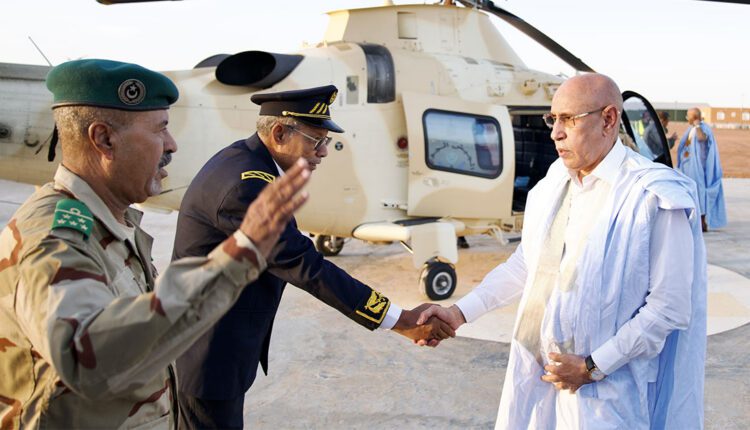 Hodh: Ghazouani arrive à la ville de N’Beikit Lahouach