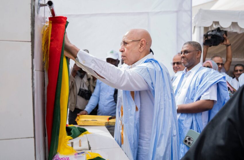  Inchiri : Le président Ghazouani se rendra ,jeudi,  à Akjoujt pour le lancement d’importants projets