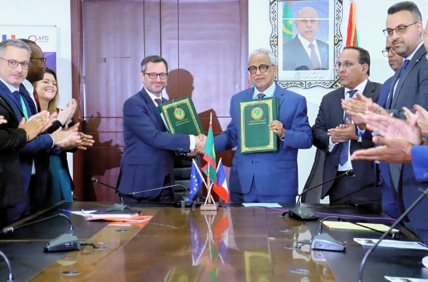  La Mauritanie et la France signent deux conventions de financement pour le projet « Développement de Tamourt Naâj »