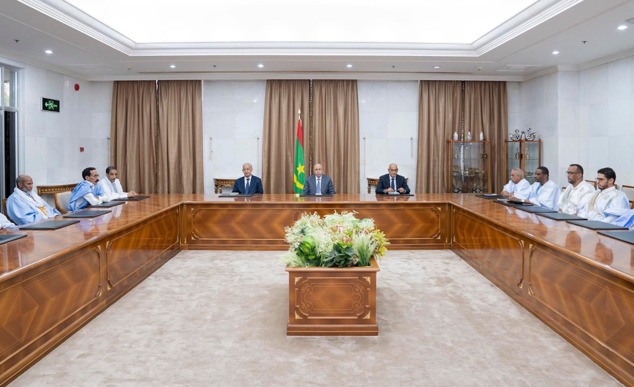 Ghazouani s’entretient avec le pôle de la coalition de l’opposition