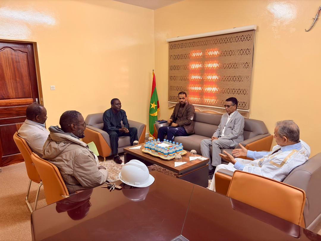 Nouadhibou : Le Député-maire, Ould BELLALI, reçoit le représentant de l’AIMF (PHOTOS)