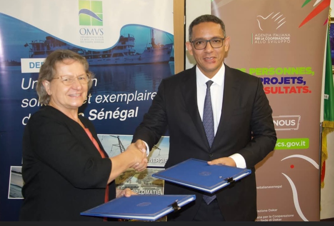 Signature du Protocole entre la Coopération Italienne et l’OMVS relatif au projet AGEBASM
