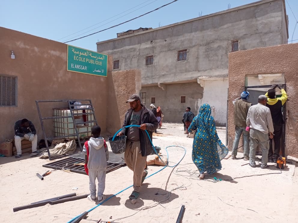 Nouadhibou /Réfection de l’école EL ANSAR : le maire retrousse ses manches